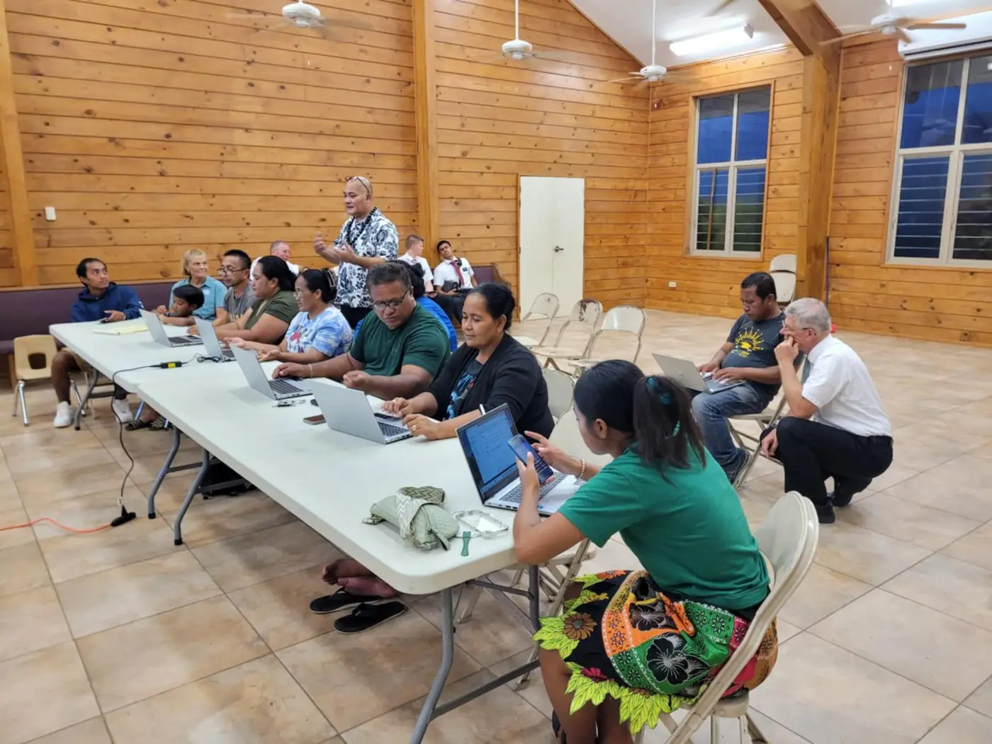 Mentor guiding a learner through practical tasks