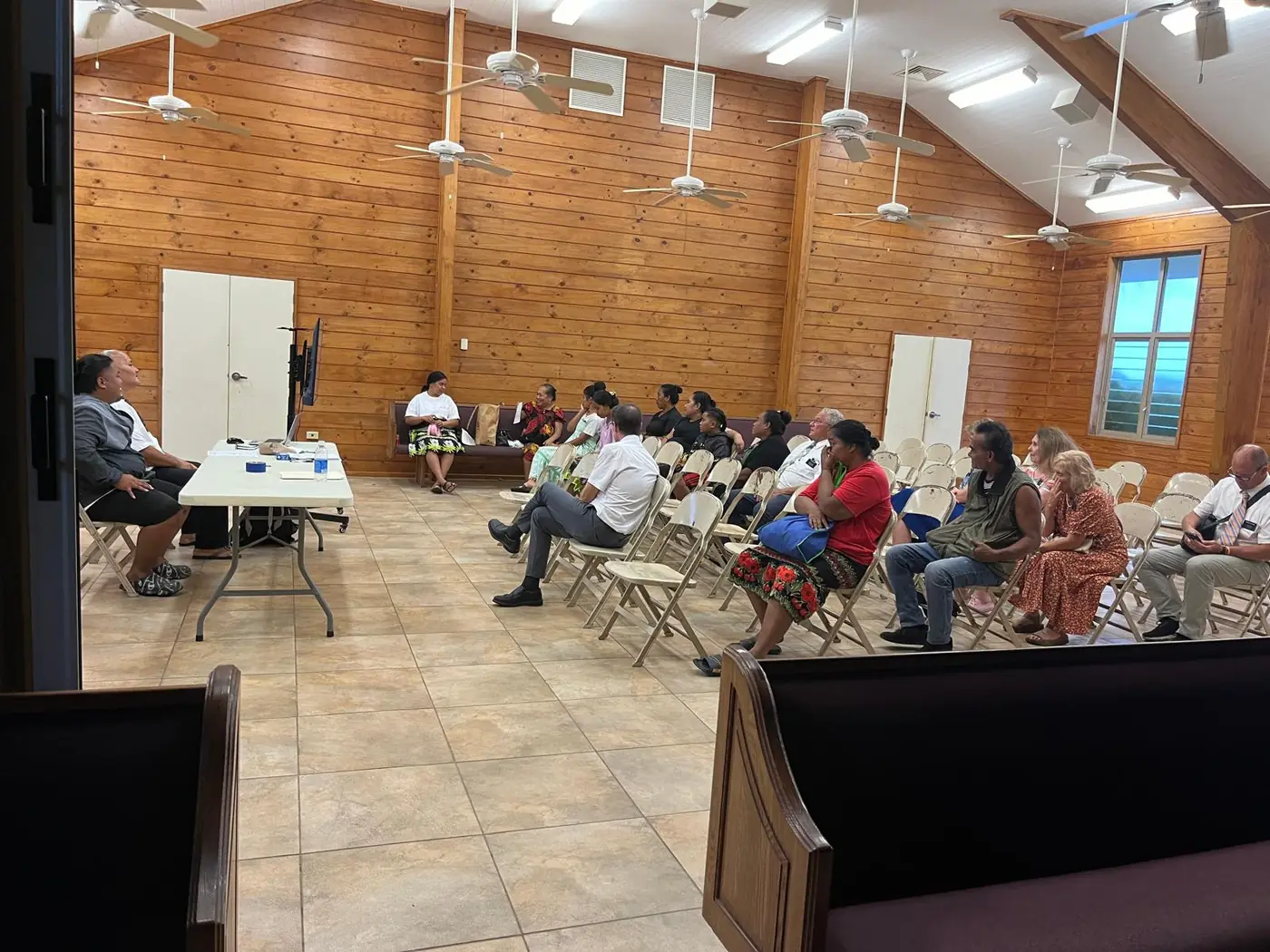 Learners practicing typing
